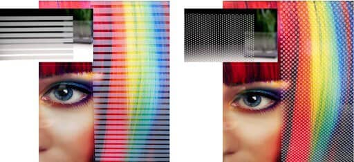 White paint can be used to brighten images.